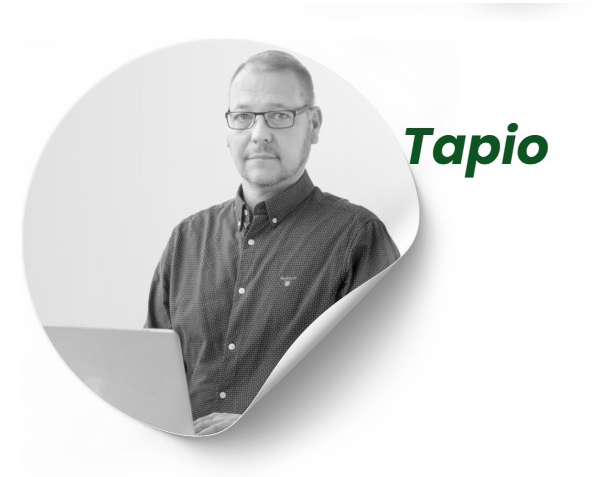 Mustavalkoinen henkilökuva: Tapio Vuorenmaa