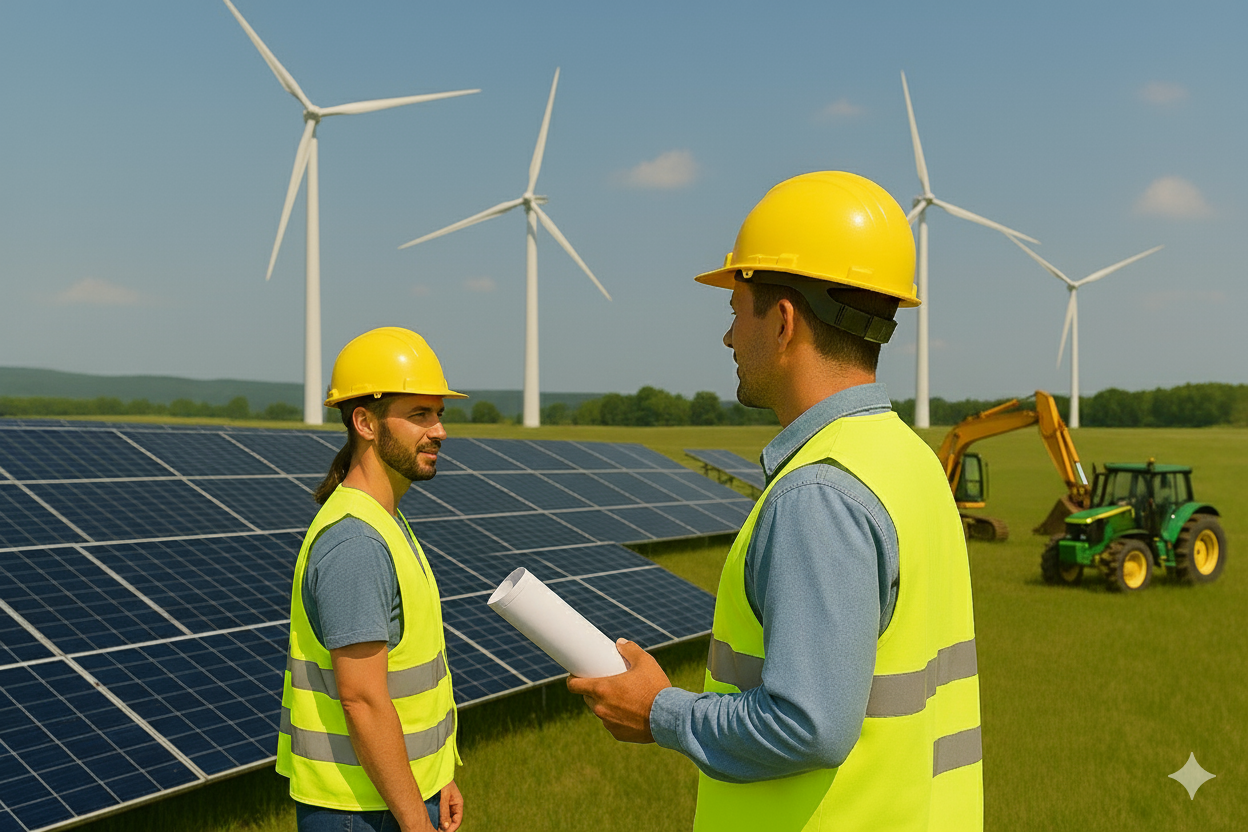 Tuuli- ja aurinkovoimarakentamisen urakointimahdollisuudet