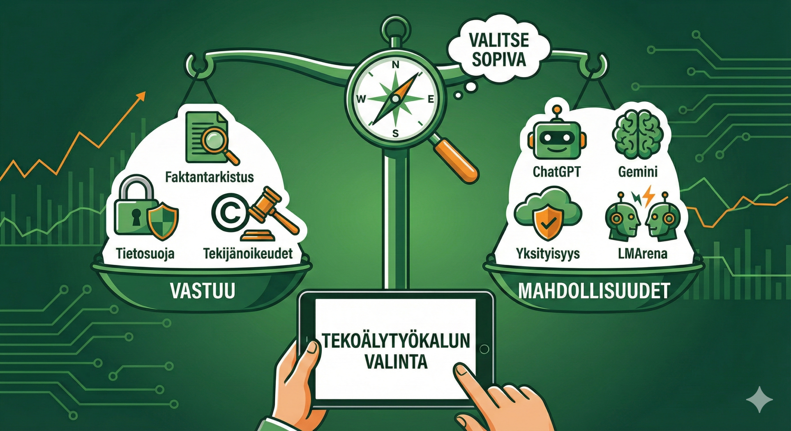 Tekoäly on tehokas työkalu, mutta vastuu on ihmisellä